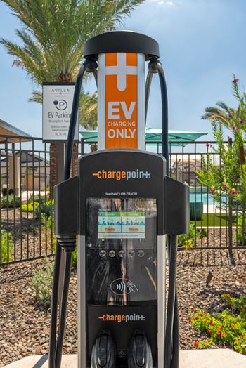 Community ev charging station